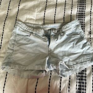 Light blue wash denim shorts size 6 from H&M